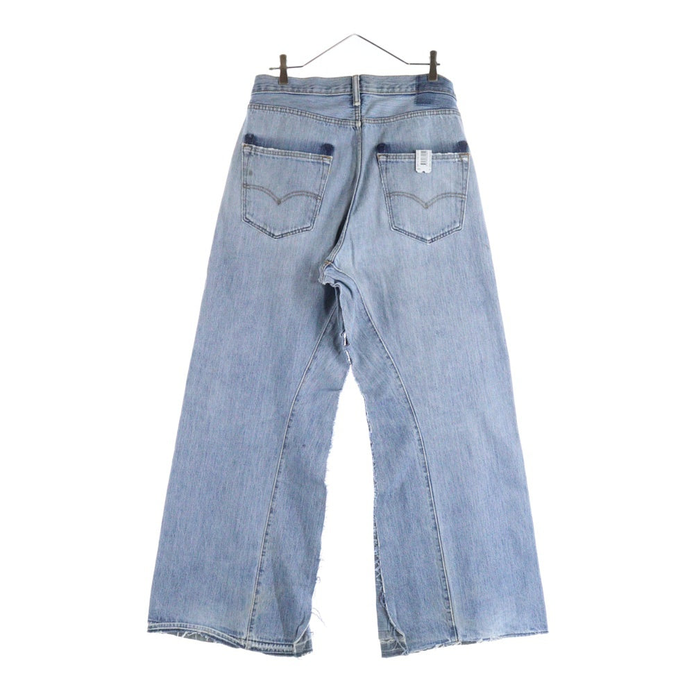 NO BRAND(ノーブランド) (PROTOTYPES/プロトタイプス) 再構築 デニム パンツ インディゴ 30PT06DPA04US