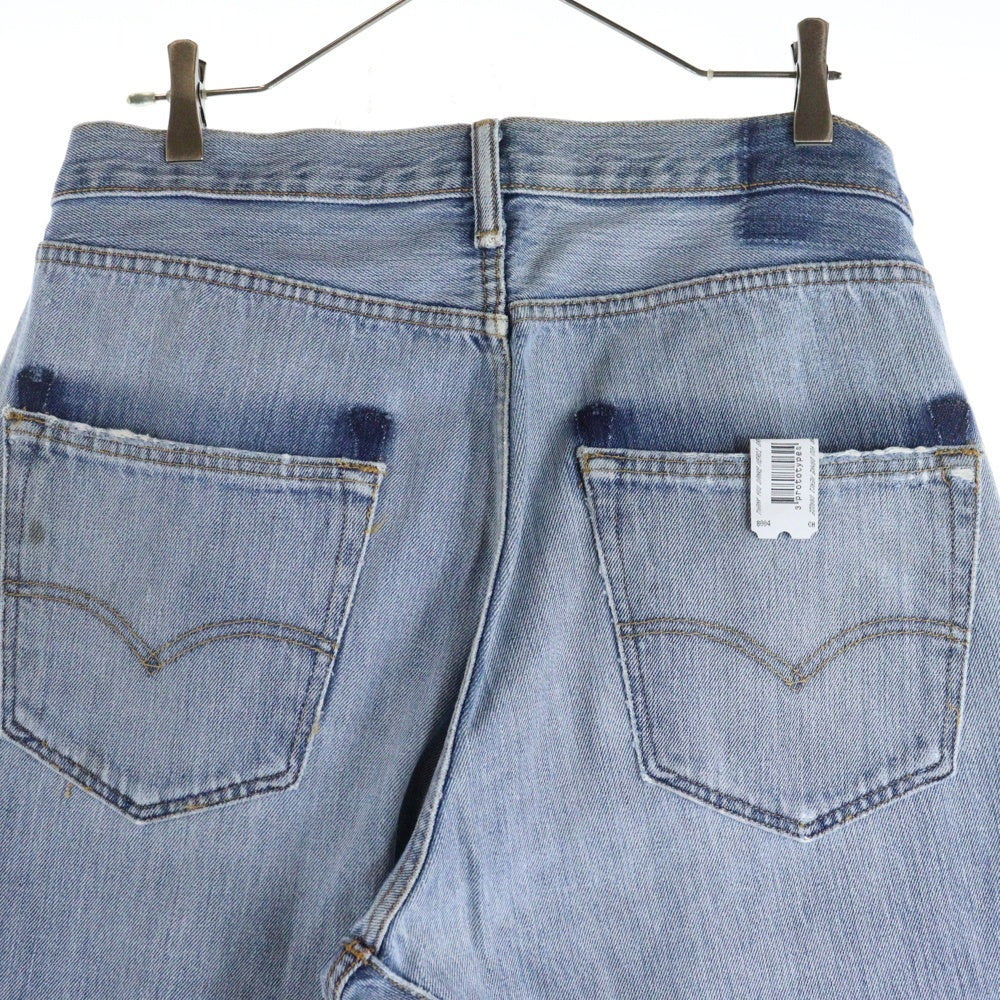 NO BRAND(ノーブランド) (PROTOTYPES/プロトタイプス) 再構築 デニム パンツ インディゴ 30PT06DPA04US