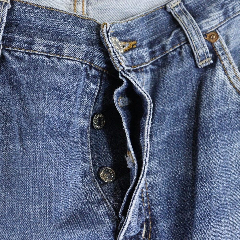 NO BRAND(ノーブランド) (PROTOTYPES/プロトタイプス) 再構築 デニム パンツ インディゴ 30PT06DPA04US