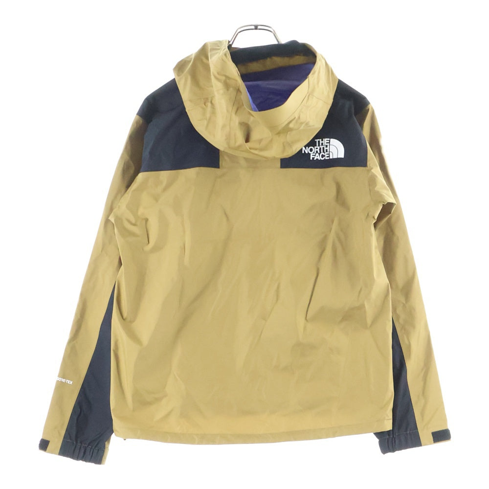 THE NORTH FACE(ザノースフェイス) MOUNTAIN RAINTEX JACKET マウンテン レインテックス フーデッドナイロンジャケット ベージュ/ブラック NP11935
