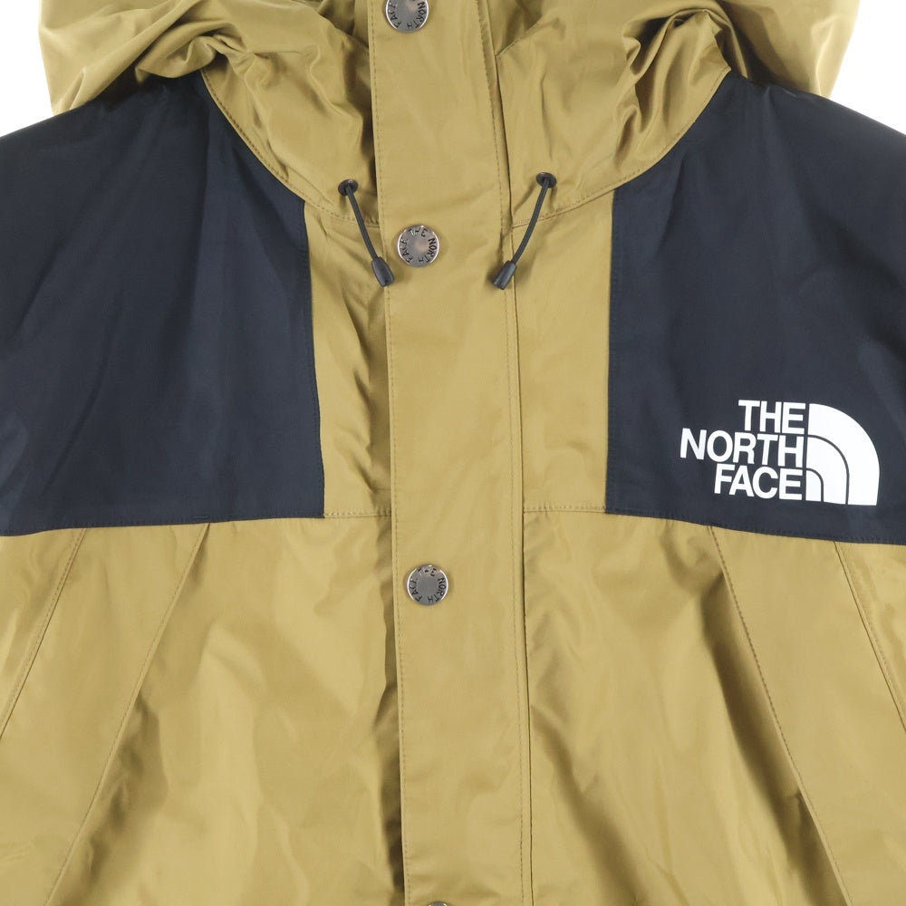 THE NORTH FACE(ザノースフェイス) MOUNTAIN RAINTEX JACKET マウンテン レインテックス フーデッドナイロンジャケット ベージュ/ブラック NP11935