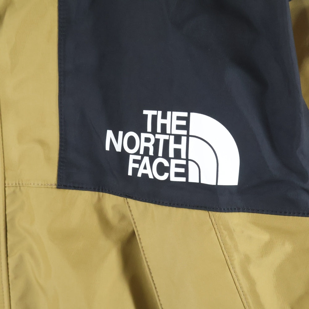 THE NORTH FACE(ザノースフェイス) MOUNTAIN RAINTEX JACKET マウンテン レインテックス フーデッドナイロンジャケット ベージュ/ブラック NP11935