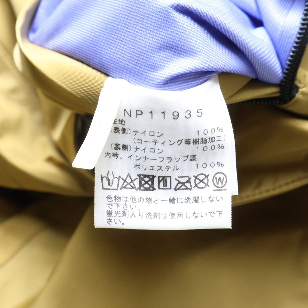 THE NORTH FACE(ザノースフェイス) MOUNTAIN RAINTEX JACKET マウンテン レインテックス フーデッドナイロンジャケット ベージュ/ブラック NP11935