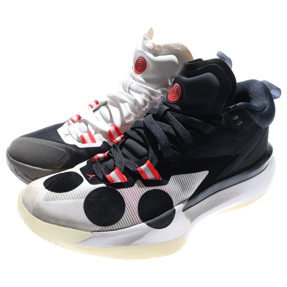 NIKE(ナイキ) ×NARUTO JORDAN ZION 1 SP ナルト ジョーダン ザイオン ミッドカットスニーカー レディース ブラック/ホワイト US5.5/24cm DQ5569-160