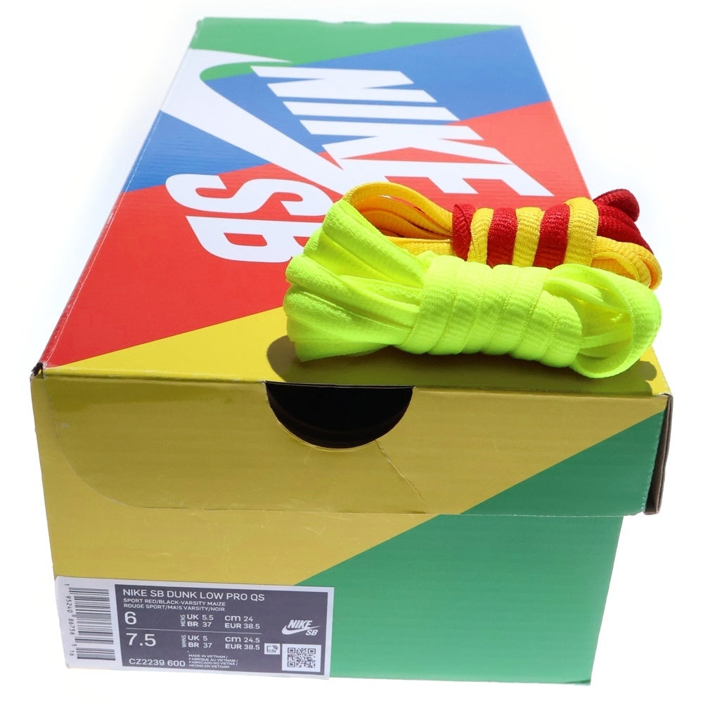 NIKE SB(ナイキエスビー) DUNK LOW WHAT THE PAUL ダンク ワット ザ ポール ローカットスニーカー レディース マルチカラー US6/24cm CZ2239-600