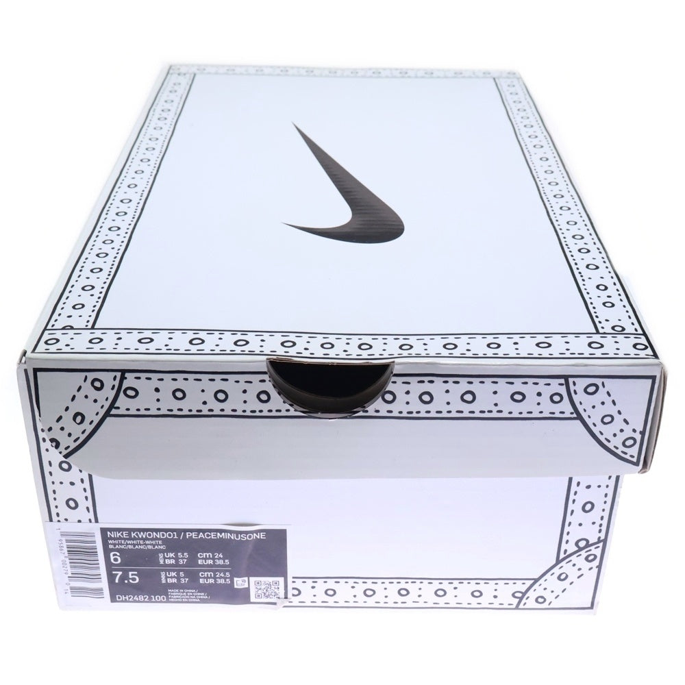 NIKE(ナイキ) ×PEACEMINUSONE KWONDO1 ピースマイナスワン クウォンド1 ローカットスニーカー ホワイト レディース US6/24cm DH2482-100
