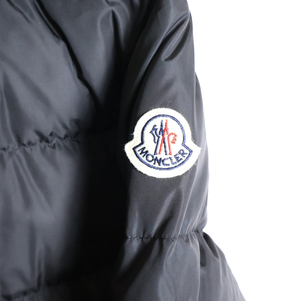 MONCLER(モンクレール) 22AW DOMBES ドンブ アームロゴパッチ フーデッド ダウンコート ブラック レディース H20931C00046 539ZD