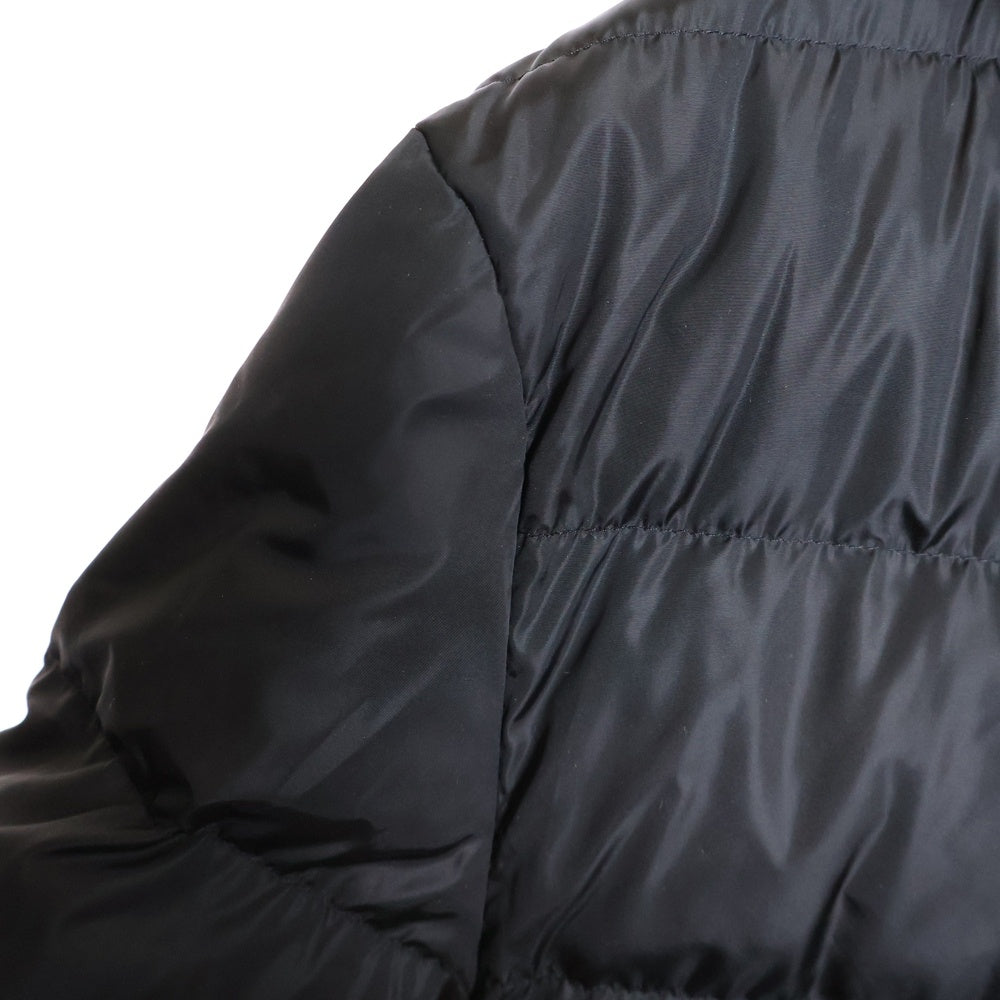 MONCLER(モンクレール) 22AW DOMBES ドンブ アームロゴパッチ フーデッド ダウンコート ブラック レディース H20931C00046 539ZD