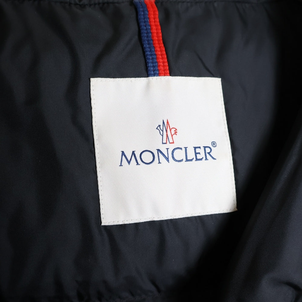 MONCLER(モンクレール) 22AW DOMBES ドンブ アームロゴパッチ フーデッド ダウンコート ブラック レディース H20931C00046 539ZD
