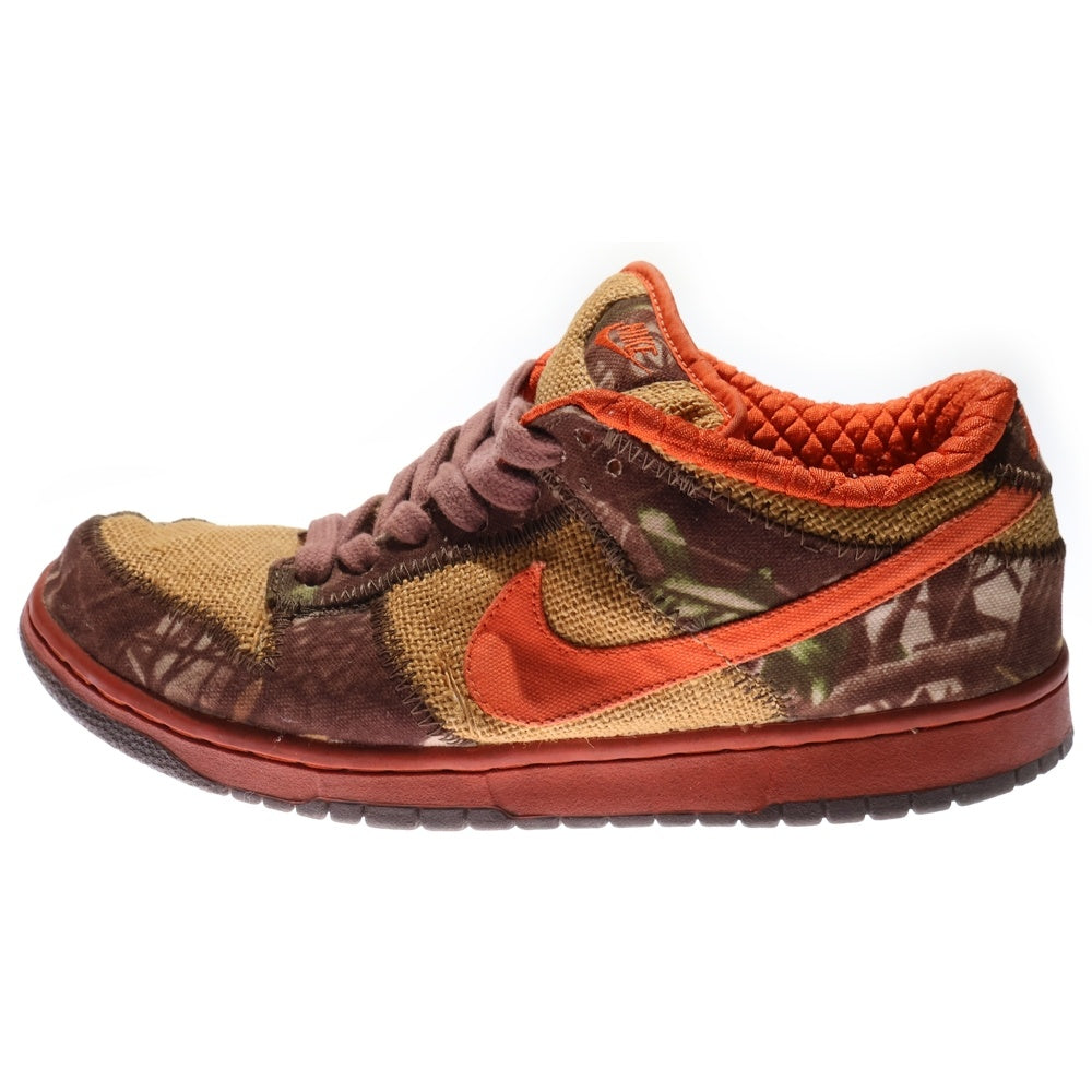 NIKE SB(ナイキエスビー) 【観賞用 2004年製】 DUNK LOW Reese Forbes Hunter ダンク リース フォーブス ハンター ローカットスニーカー ブラウン/オレンジ US11/29cm 304292-281