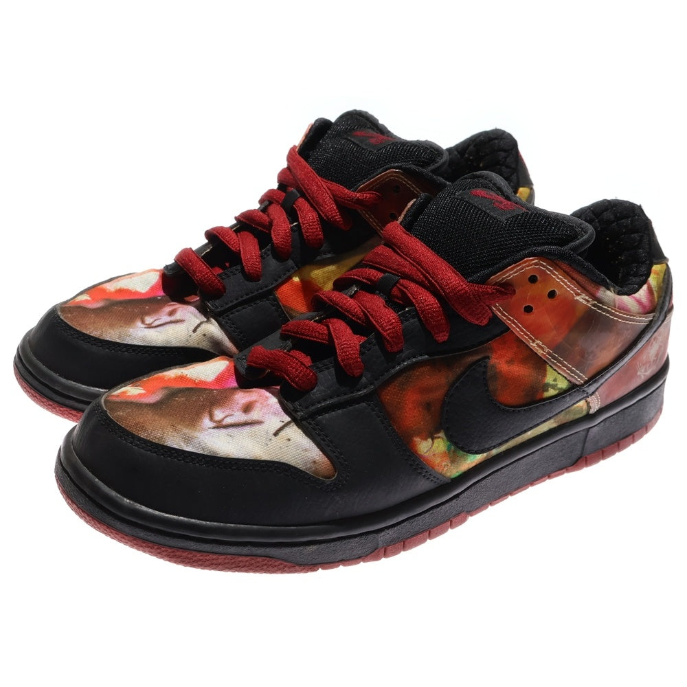 NIKE SB(ナイキエスビー) 【観賞用 2005年製】 DUNK LOW PUSHEAD ダンク パスヘッド ローカットスニーカー ブラック/レッド US10/28cm 313233-001