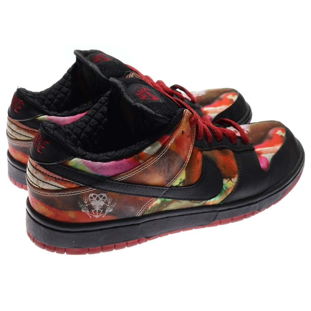 NIKE SB(ナイキエスビー) 【観賞用 2005年製】 DUNK LOW PUSHEAD ダンク パスヘッド ローカットスニーカー ブラック/レッド US10/28cm 313233-001