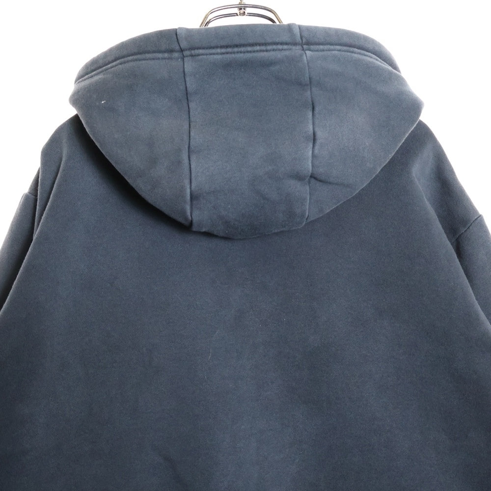 EMPORIO ARMANI(エンポリオアルマーニ) EA7 イーエー7 プルオーバー フロントプリントパーカー フーデットスウェット ブラック