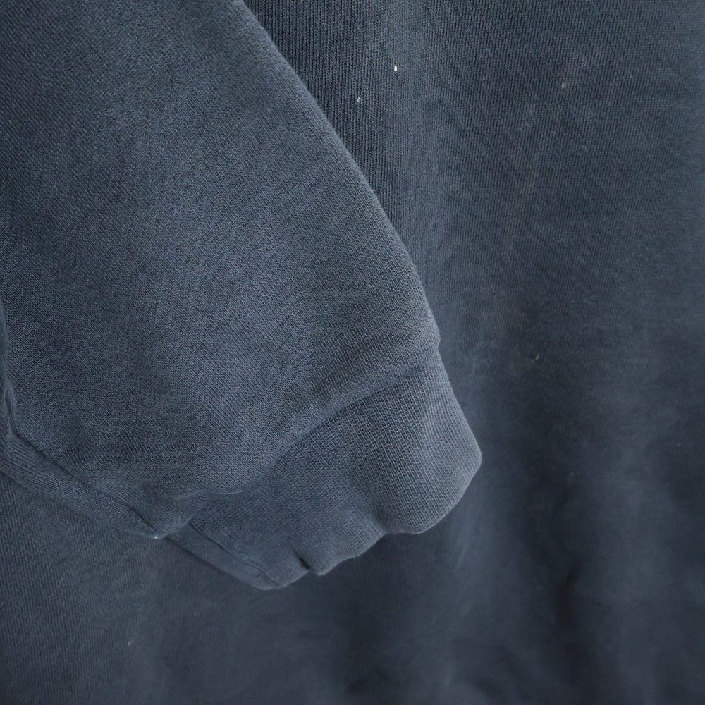 EMPORIO ARMANI(エンポリオアルマーニ) EA7 イーエー7 プルオーバー フロントプリントパーカー フーデットスウェット ブラック