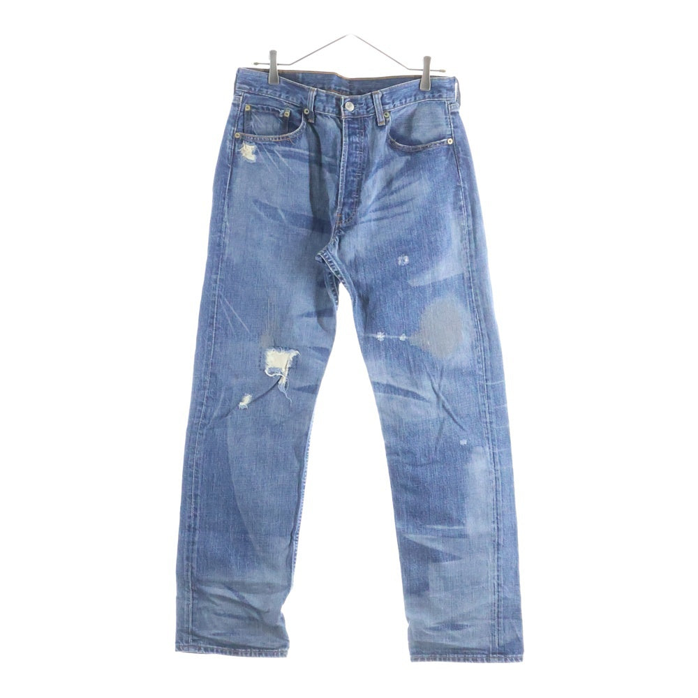 Levi's(リーバイス) 00S VINTAGE 501 両面スモールe ボタン裏359 ボタンフライストレートデニムパンツ ジーンズ インディゴ 501-01