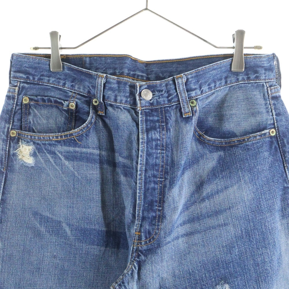 Levi's(リーバイス) 00S VINTAGE 501 両面スモールe ボタン裏359 ボタンフライストレートデニムパンツ ジーンズ インディゴ 501-01