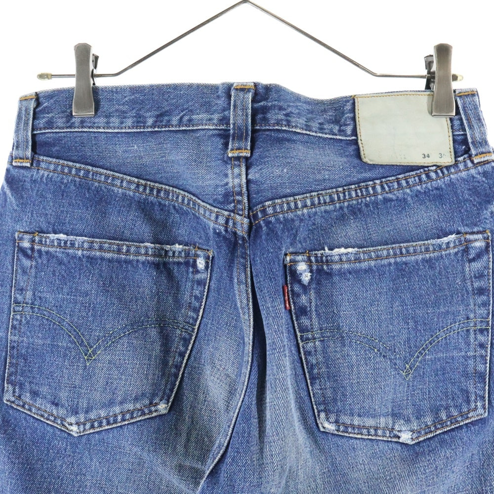 Levi's(リーバイス) 501XX 1947年復刻 片面BIG E バレンシア工場 ボタン裏555 ボタンフライストレートデニムパンツ ジーンズ インディゴ 47501 0181