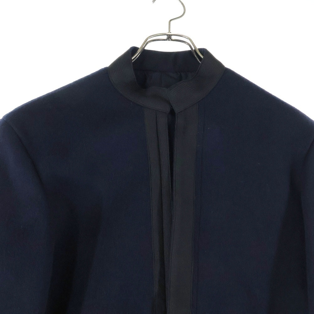 Y's(ワイズ) 97AW ウール スタンドカラー ブルゾン ジャケット ネイビー レディース YI-J62-107