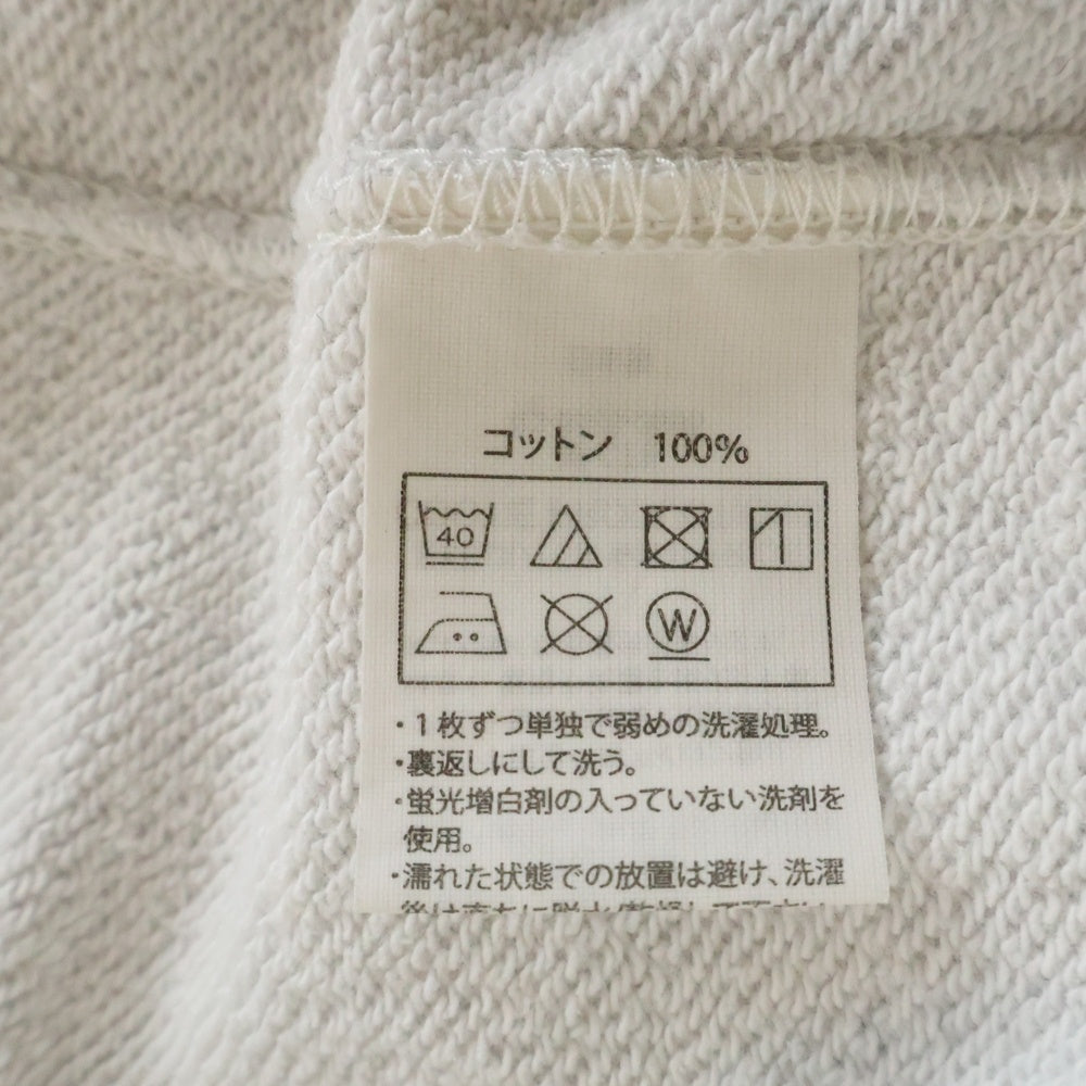 COOTIE PRODUCTIONS(クーティー プロダクションズ) 22AW PRINT SWEAT CREW (MARY)メアリー バックロゴプリント ロングスリーブ クルーネックスウェット グレー CTE-22S344