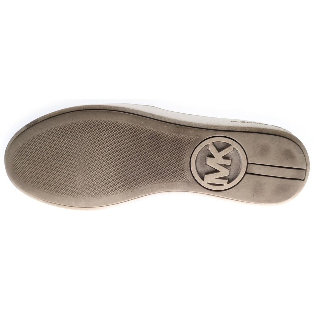 MICHAEL KORS(マイケルコース) SILVER LEATHER SNEAKERS シルバーレザー ローカットスニーカー HX18F