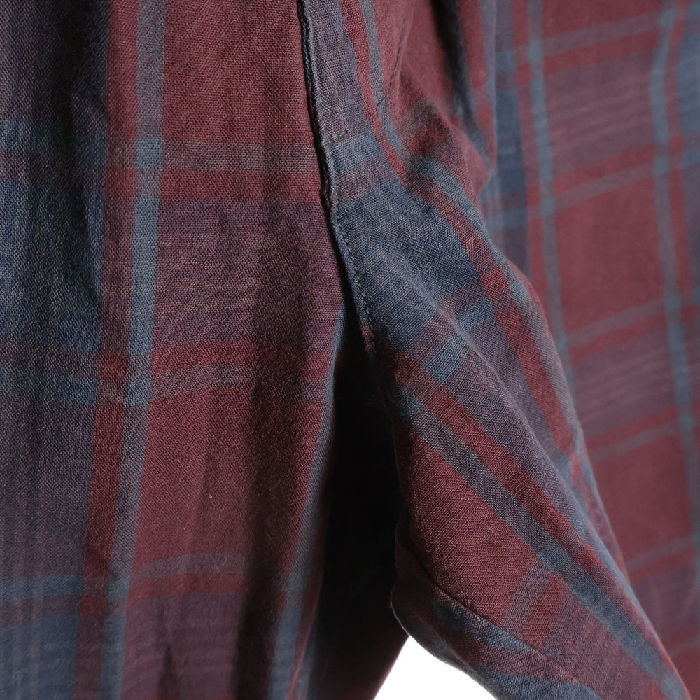 WTAPS(ダブルタップス) 20SS FROCK TROUSERS COTTON POPLIN TEXTILE コットンポプリン テキスタイル フロックトラウザーズ チェックパンツ レッド 201BRDT-PTM04