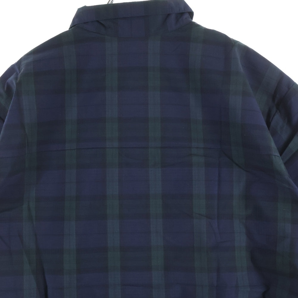 WTAPS(ダブルタップス) 21SS UNION 01 SHIRT ユニオン チェック 半袖シャツ ネイビー/グリーン 211TQDT-SHM03
