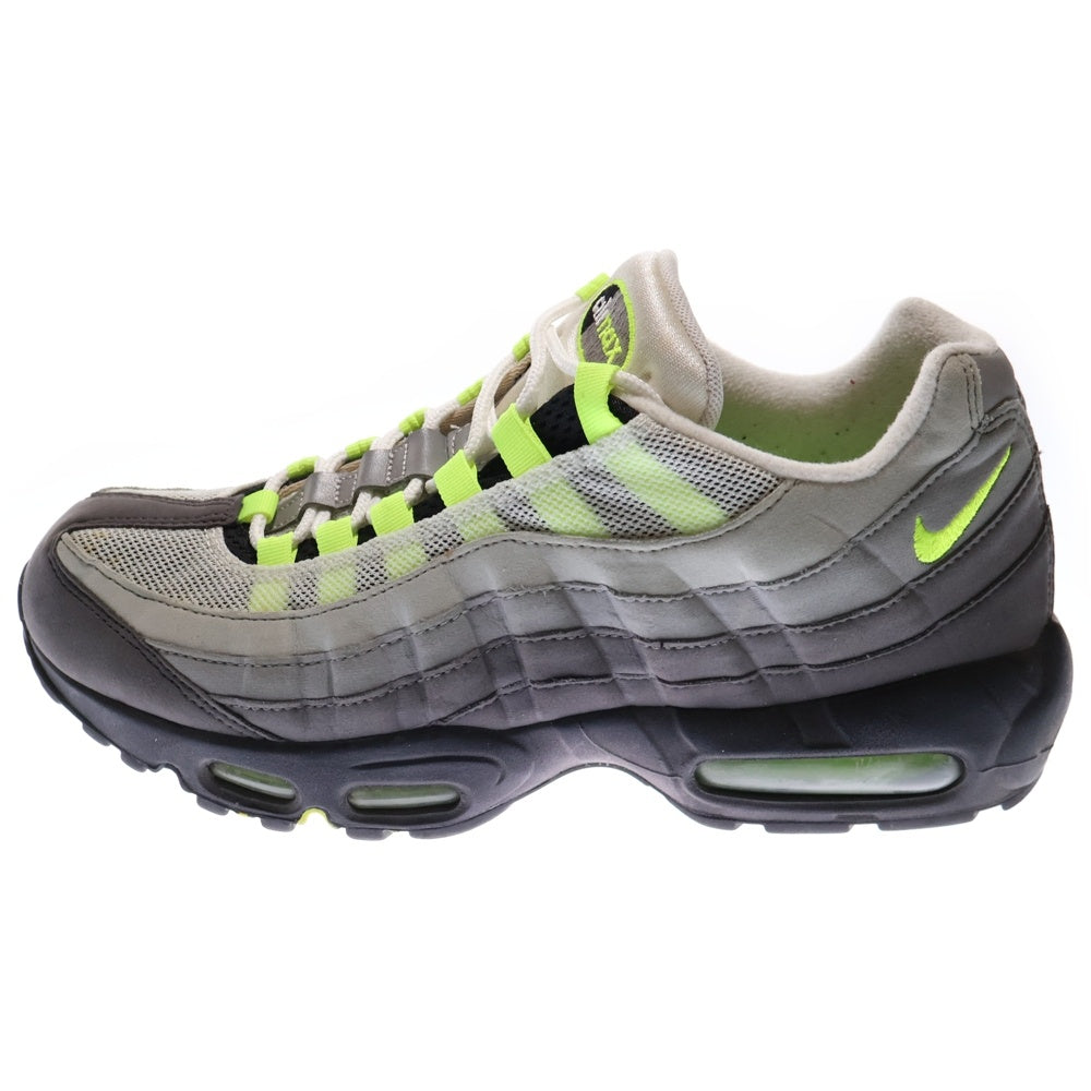 NIKE(ナイキ) AIR MAX 95 OG YELLOW GRADATION エアマックス イエローグラデ ローカットスニーカー グレー/イエロー US9.5/27.5cm 554970-071