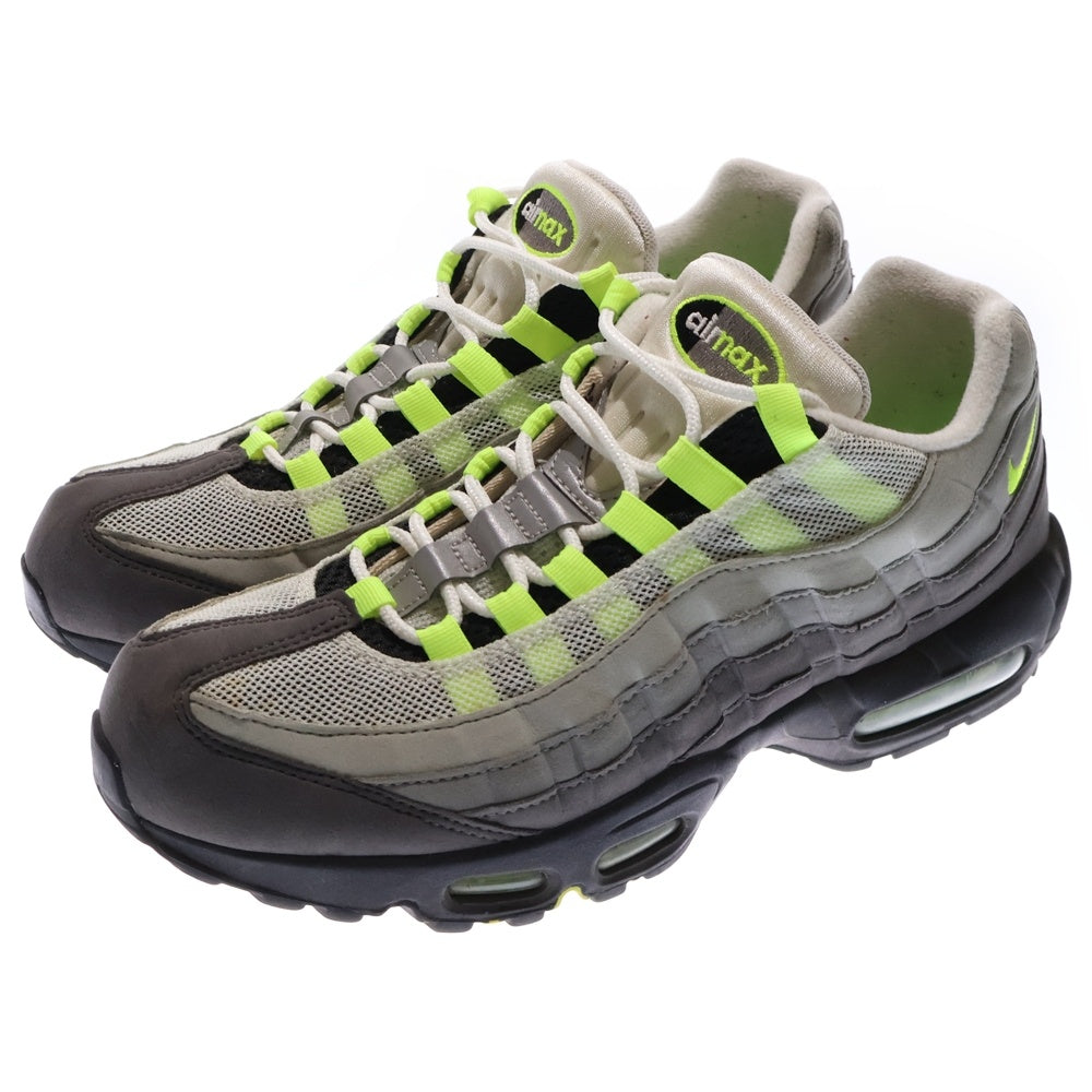 NIKE(ナイキ) AIR MAX 95 OG YELLOW GRADATION エアマックス イエローグラデ ローカットスニーカー グレー/イエロー US9.5/27.5cm 554970-071
