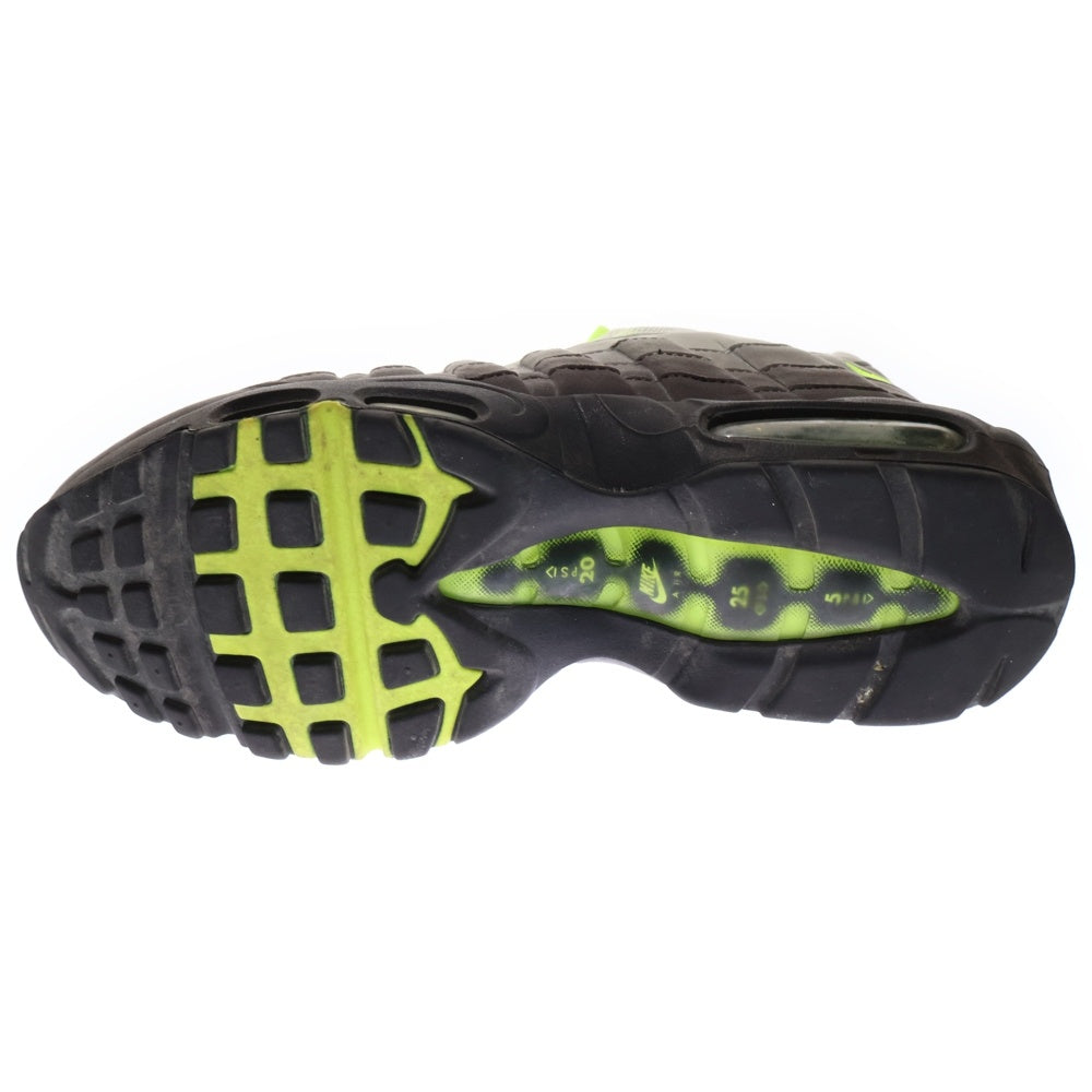 NIKE(ナイキ) AIR MAX 95 OG YELLOW GRADATION エアマックス イエローグラデ ローカットスニーカー グレー/イエロー US9.5/27.5cm 554970-071