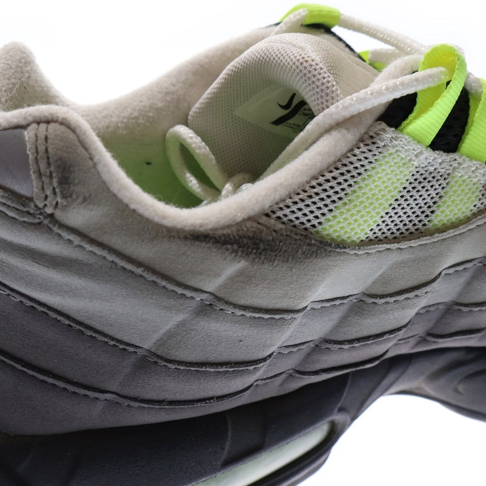 NIKE(ナイキ) AIR MAX 95 OG YELLOW GRADATION エアマックス イエローグラデ ローカットスニーカー グレー/イエロー US9.5/27.5cm 554970-071