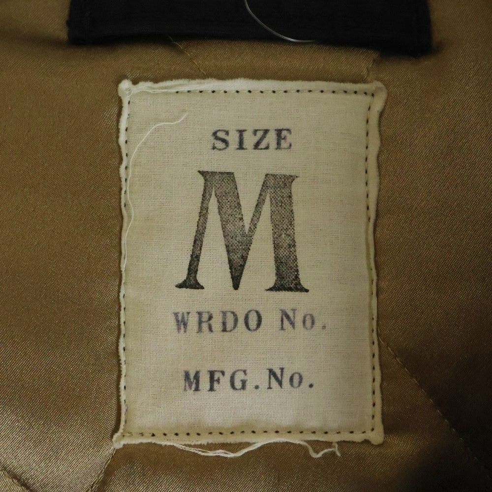 weirdo(ウィアード) 17AW HOT WRD COAT 両面プリント フーデッド ホット ウィアード ジャーマンコードコート ネイビー WRD-17-AW-04