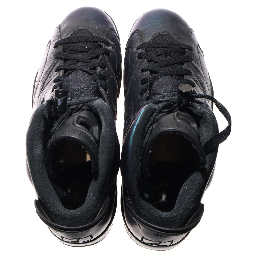 NIKE(ナイキ) AIR JORDAN 6 RETRO All Star 2017 Chameleon エアジョーダン6 レトロ オールスター ハイカットスニーカー ブラック US8.5/26.5cm 907961-015