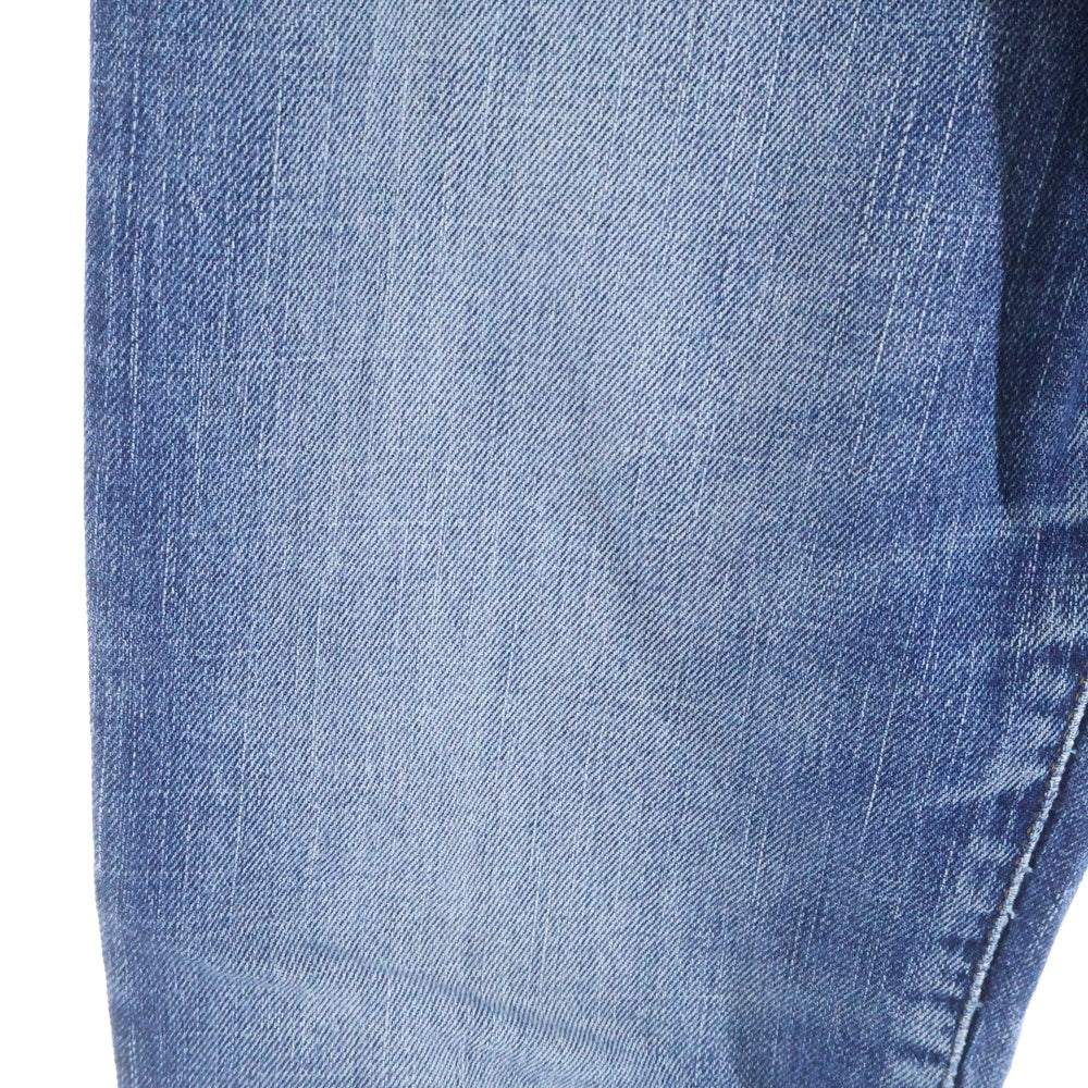 DIESEL(ディーゼル) ブレイブマンロゴデザイン ダメージ加工 マルチポケット ジップアップ デニムパンツ インディゴ