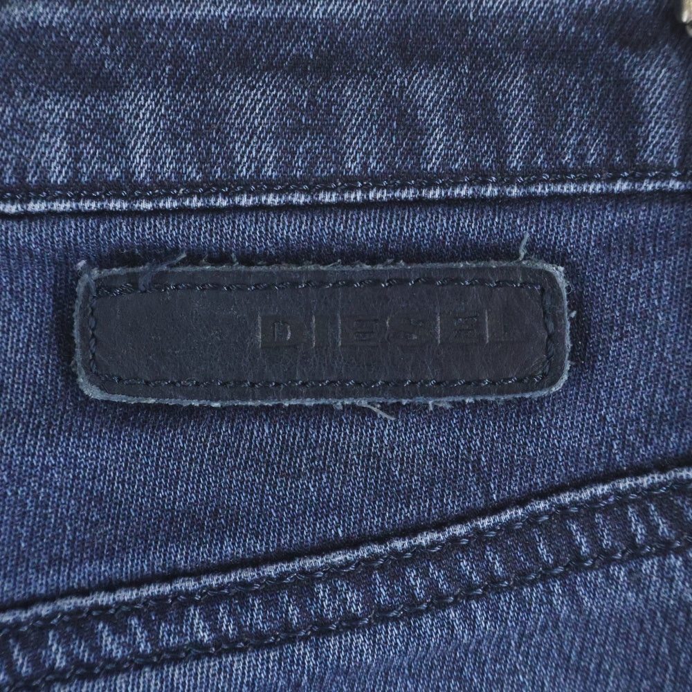 DIESEL(ディーゼル) ブレイブマンデザイン マルチポケット ジップアップ デニムパンツ インディゴ