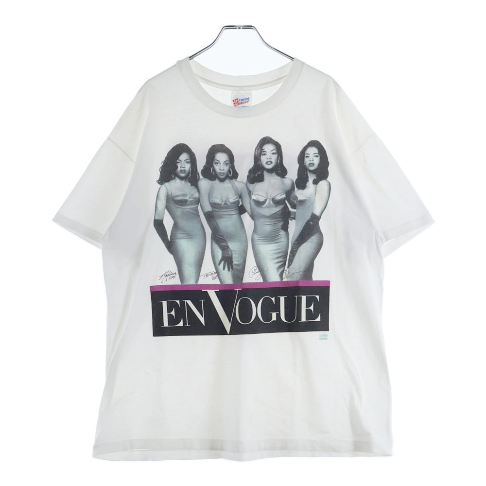 VINTAGE(ヴィンテージ) 90S VINTAGE EN VOGUE FUNKY DIVAS TEE ヴィンテージ アンヴォーグ ファンキーディヴァス HANESタグ 両面プリントTシャツ 半袖クルーネックカットソー ホワイト