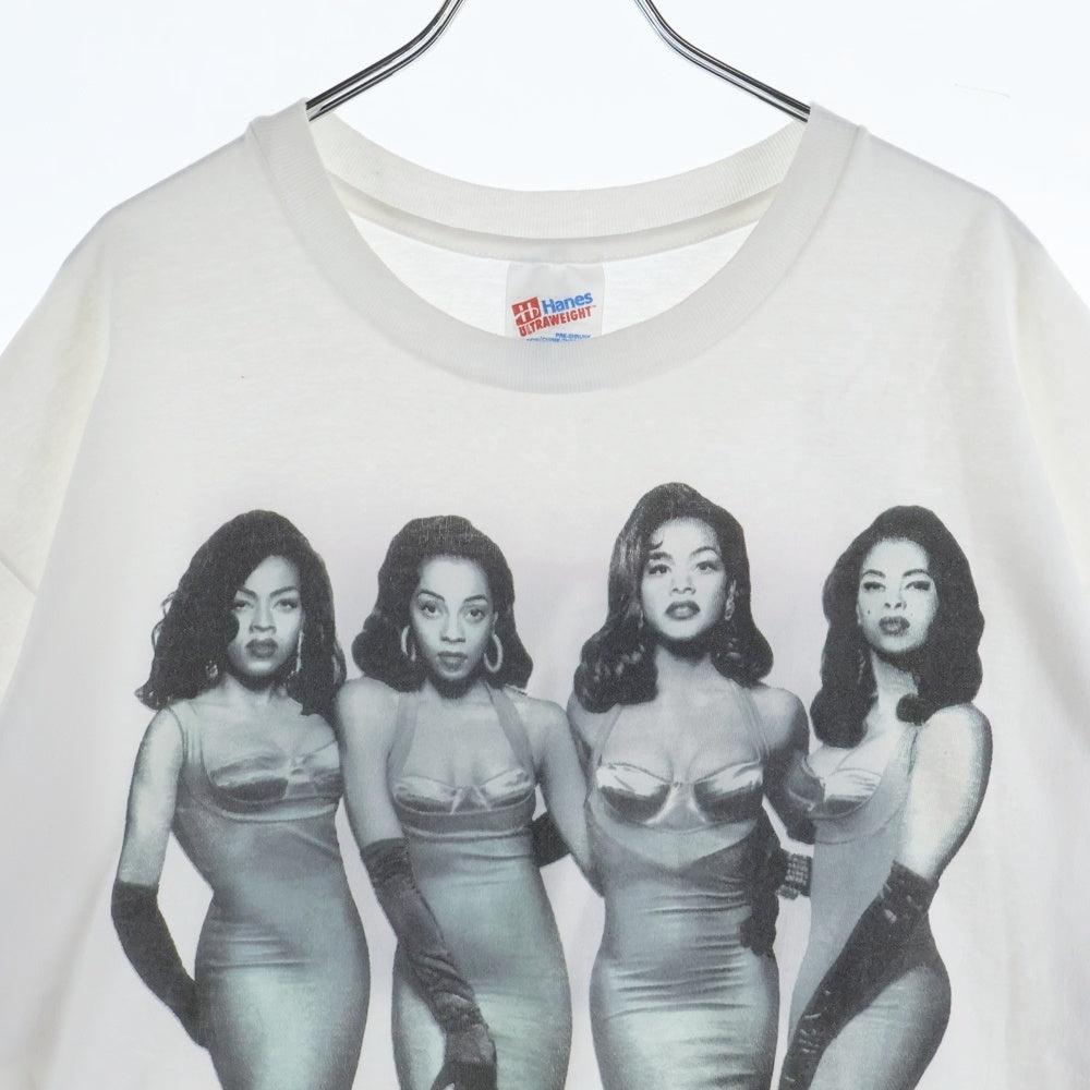 VINTAGE(ヴィンテージ) 90S VINTAGE EN VOGUE FUNKY DIVAS TEE ヴィンテージ アンヴォーグ ファンキーディヴァス HANESタグ 両面プリントTシャツ 半袖クルーネックカットソー ホワイト