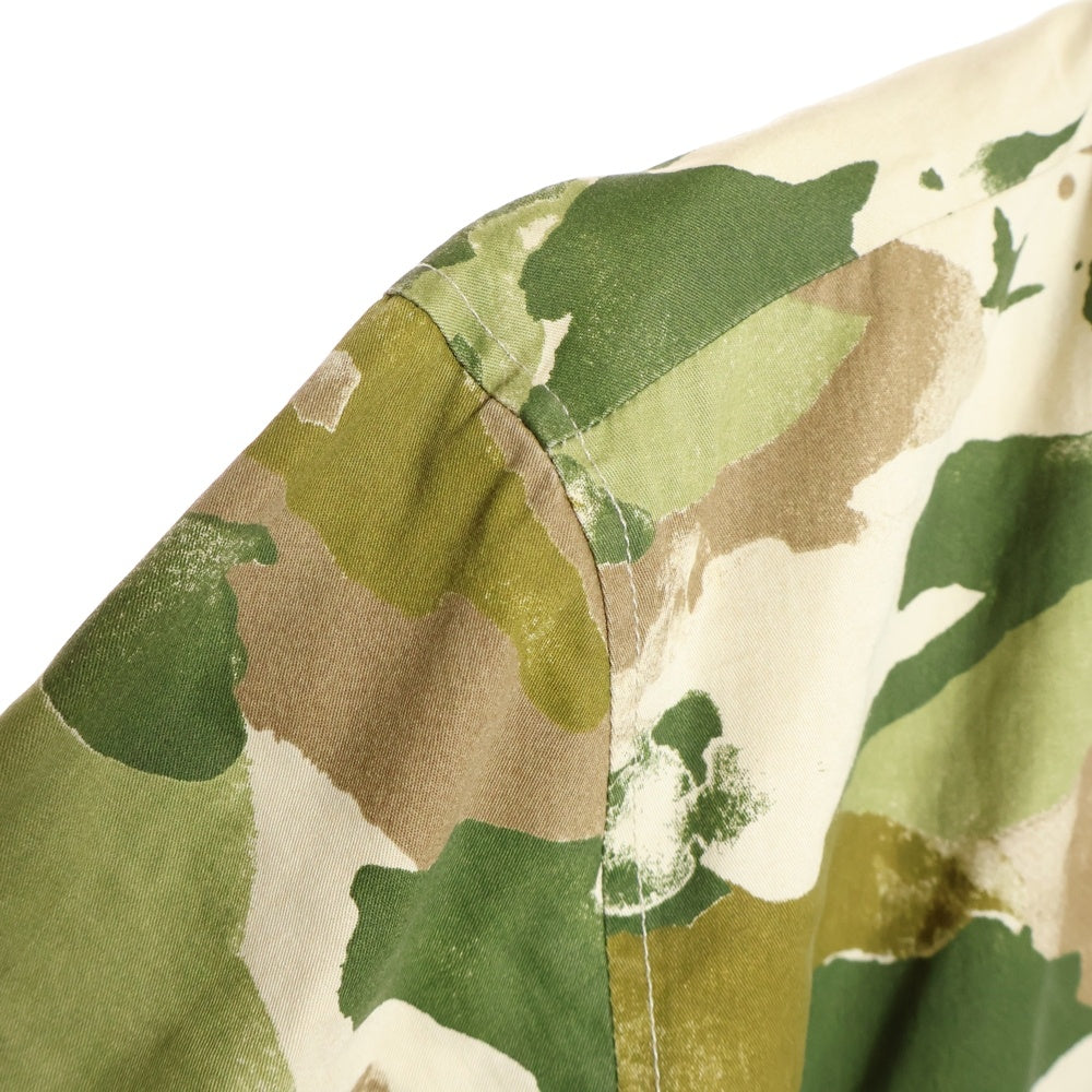 DEUS EX MACHINA(デウスエクスマキナ) ELIAS CAMO BOMBER カモ柄ボンバージャケット ジップアップブルゾン カーキ DMP76459