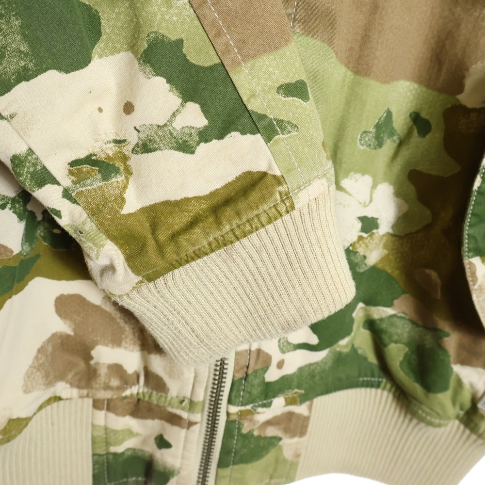 DEUS EX MACHINA(デウスエクスマキナ) ELIAS CAMO BOMBER カモ柄ボンバージャケット ジップアップブルゾン カーキ DMP76459