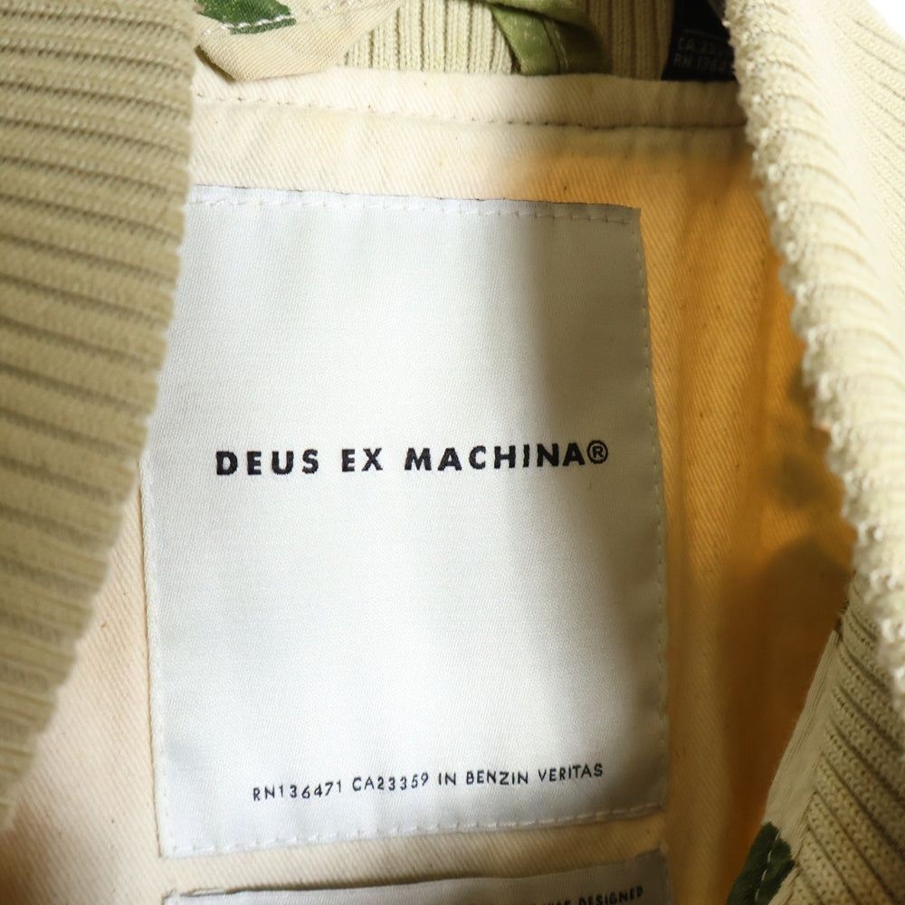 DEUS EX MACHINA(デウスエクスマキナ) ELIAS CAMO BOMBER カモ柄ボンバージャケット ジップアップブルゾン カーキ DMP76459