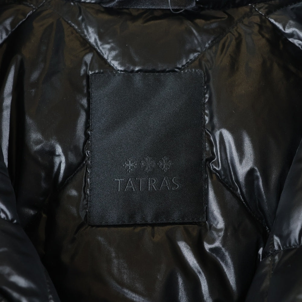 TATRAS(タトラス) 23AW IGLAILE イグライル ジップアップ フーデット グースダウンジャケット ブラック MTLA23A4181-D
