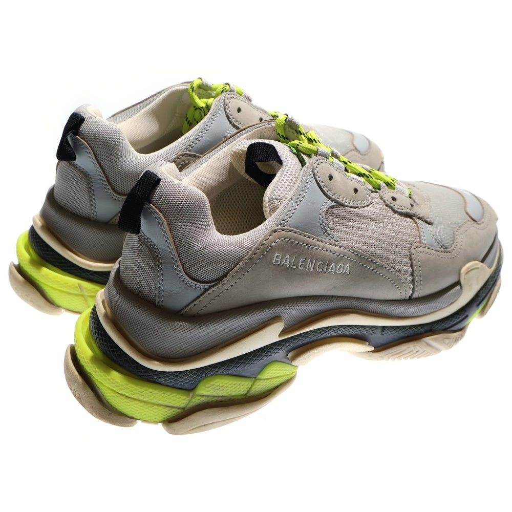BALENCIAGA(バレンシアガ) TRIPLE S GRIS-CLAIR トリプルエス ダッド ローカットスニーカー グレー/イエロー 541621