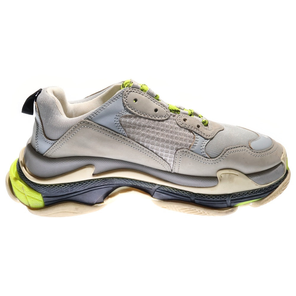 BALENCIAGA(バレンシアガ) TRIPLE S GRIS-CLAIR トリプルエス ダッド ローカットスニーカー グレー/イエロー 541621