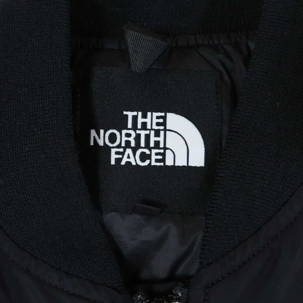 THE NORTH FACE(ザノースフェイス) インサレーションボンバージャケット MA-1 ジップアップ中綿ブルゾン ブラック NY82552