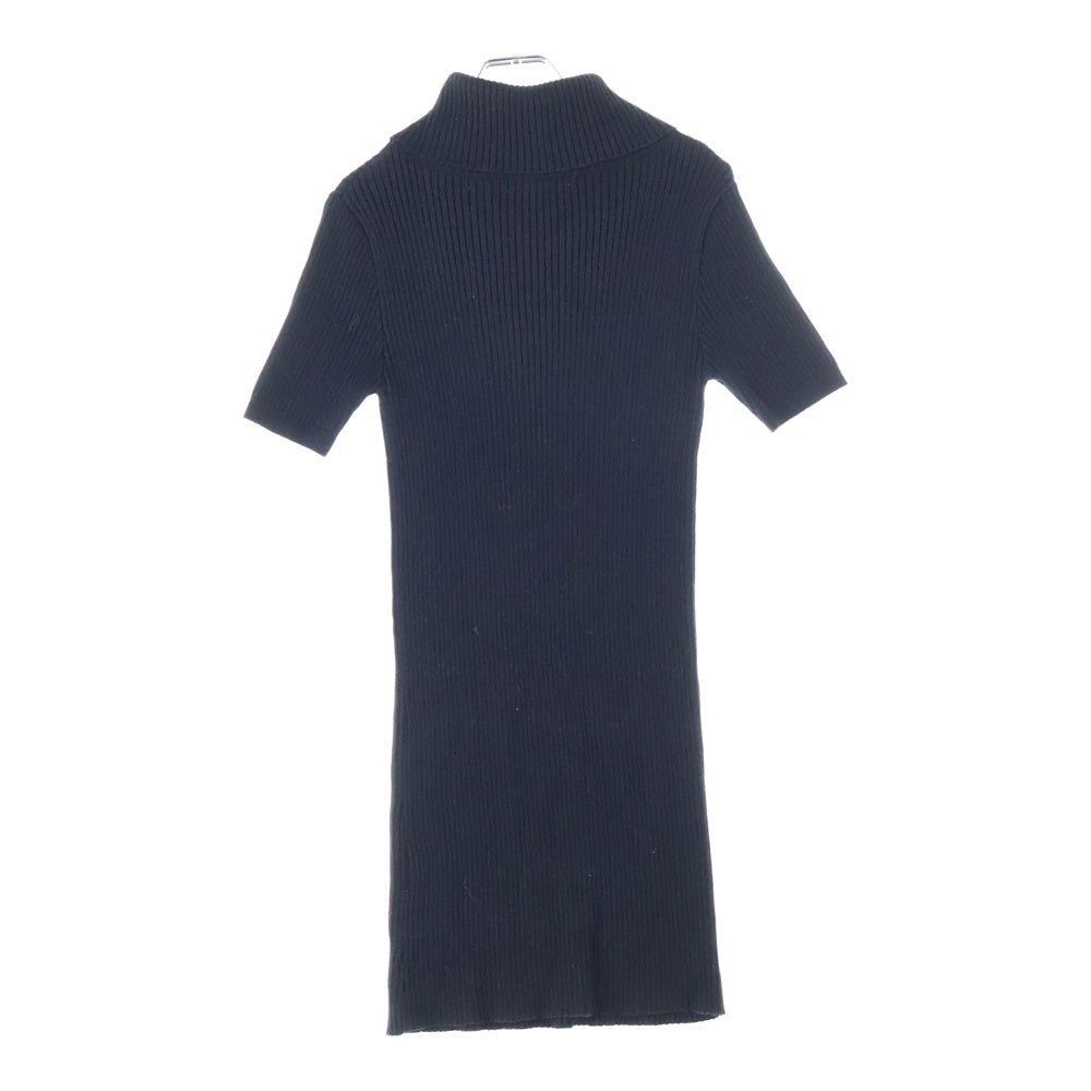 Chico(チコ) 22AW アームウォーマー タートルネック タイトニットワンピース レディース ブラック CHZ1022109A0005