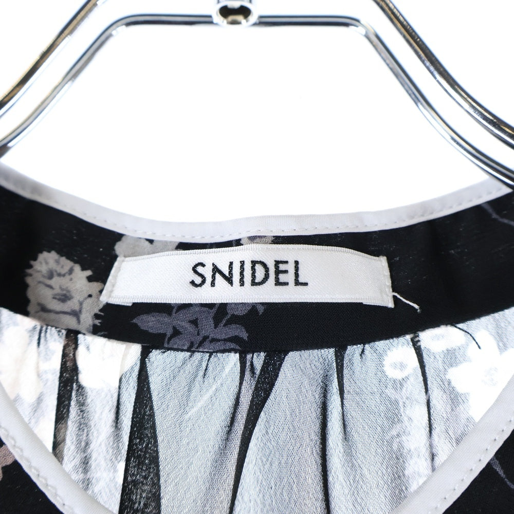 snidel(スナイデル) SUSTAINA バイカラープリーツ ロングワンピース ブラック レディース SWFO244003