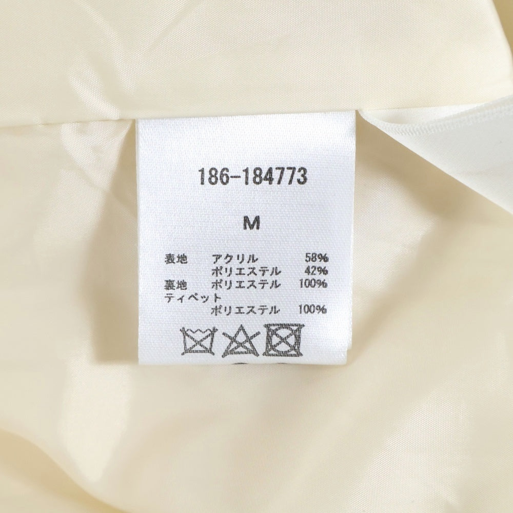 NO BRAND(ノーブランド) tocco closet トッコクローゼット ファーティペット付き フェイクウールコート アイボリー レディース 186-184773