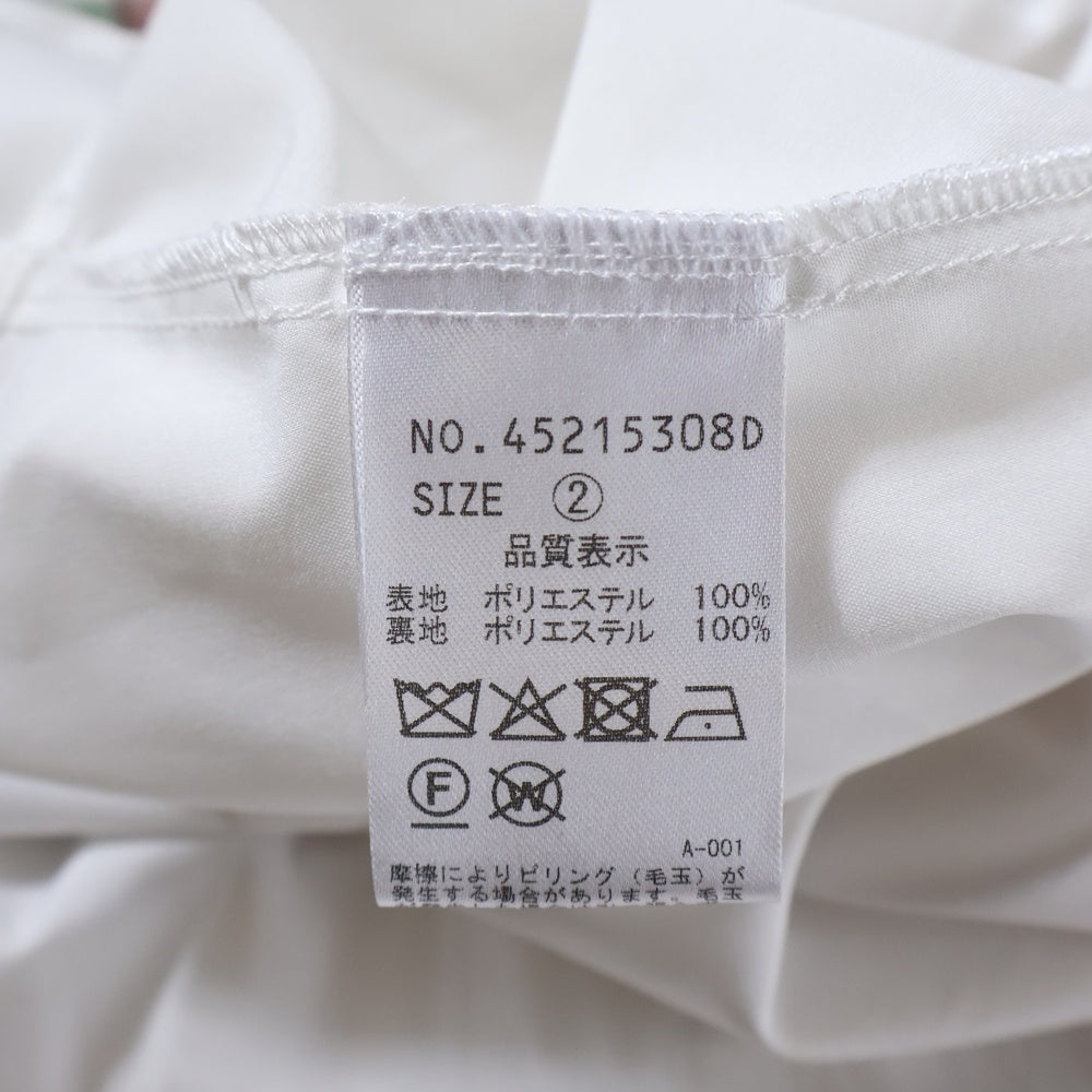 LILLIAN CARAT(リリアンカラット) バリエーションプリント ティアードワンピース ピンク/レッド レディース 45215308D