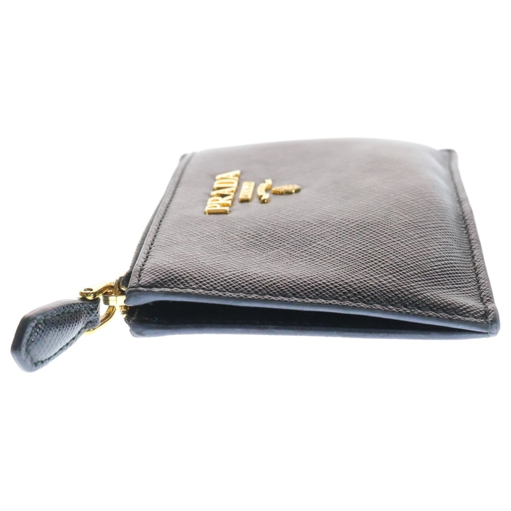 PRADA(プラダ) サフィアーノマルチカラー カードコインケース ブラック/ピンク 1MC086 レディース