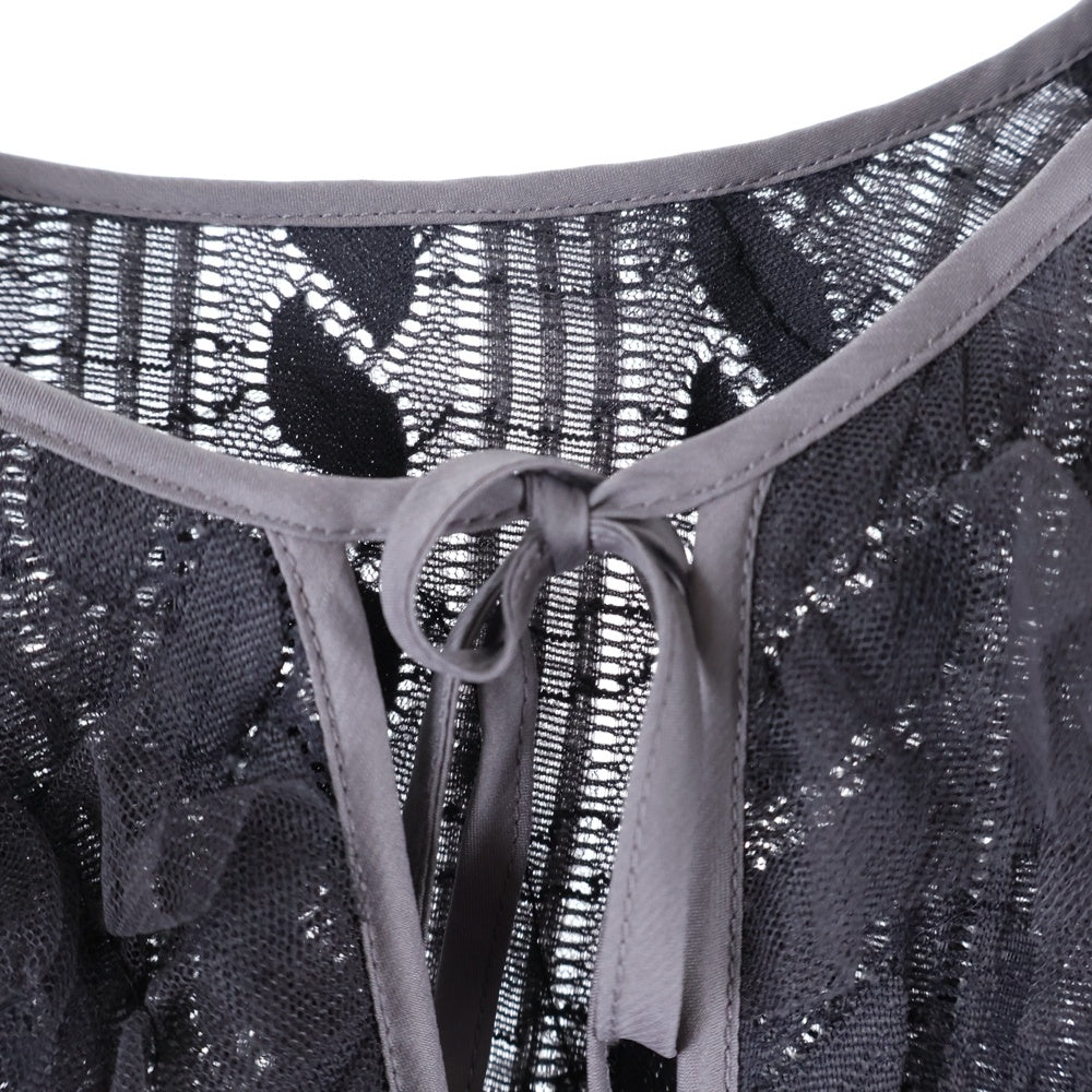 snidel(スナイデル) チュールフリル リボンカーディガン グレー レディース SWFB242084