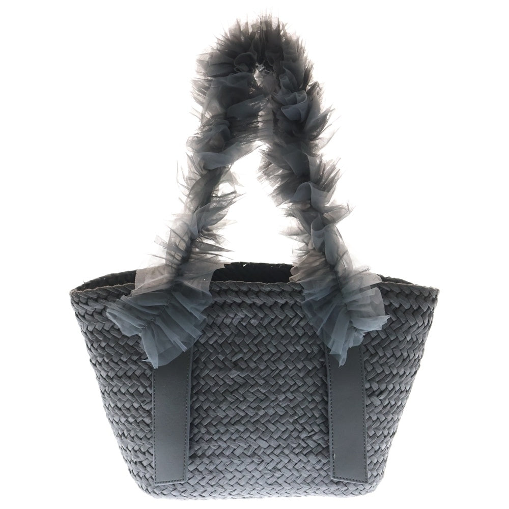 snidel(スナイデル) 24SS ブレードチュール バスケットバッグ レディース ブラック SWGB242602